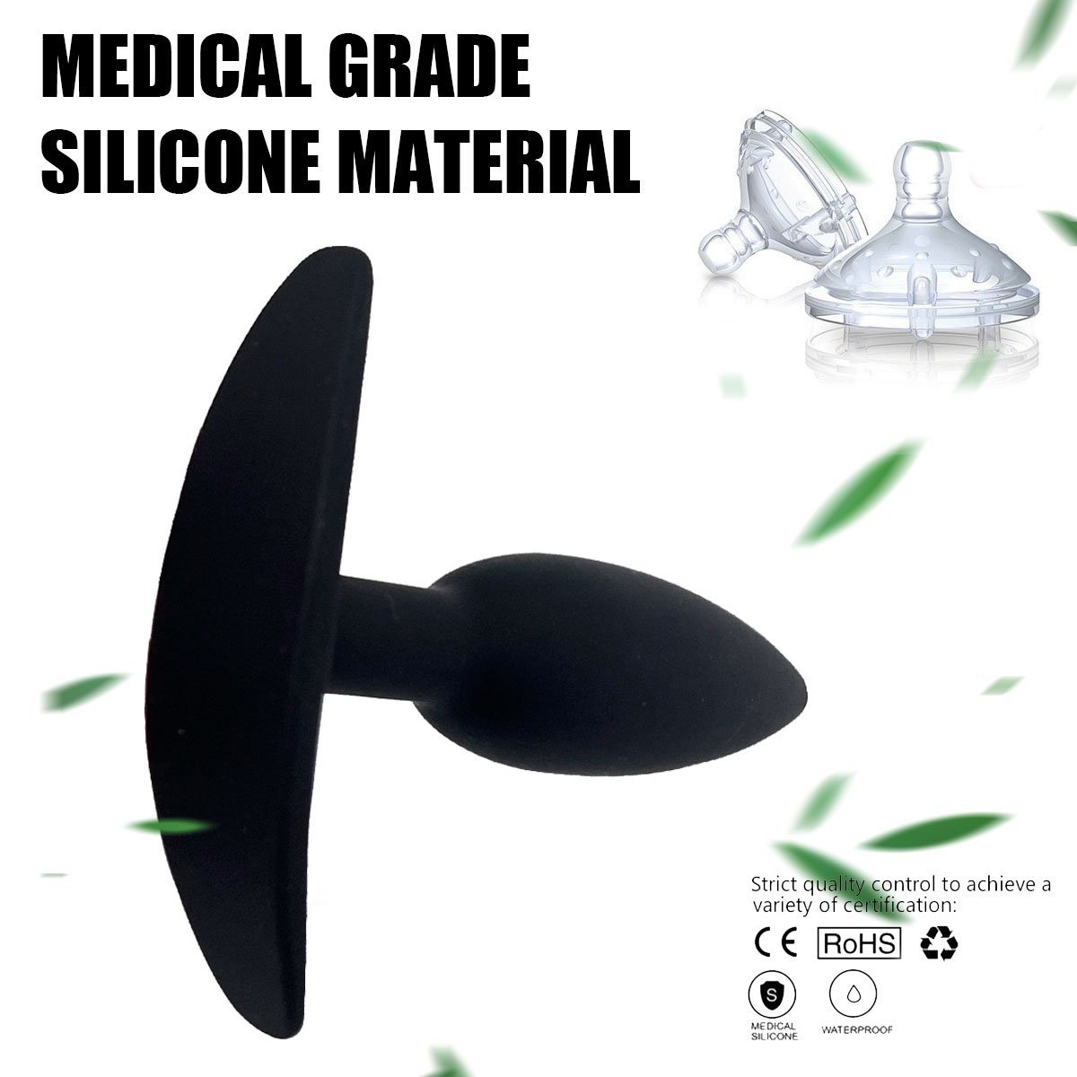 Hot Selling Safe Silicone Dildo Anal Plug Butt Plug Unisex Sexy Stopper Adult Sex Toys for Women Trainer Massager