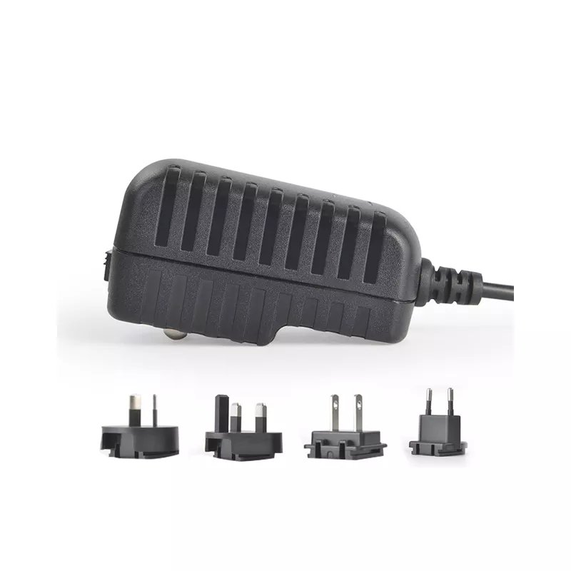 9v 1.5a interchangeable ac plug power adapter