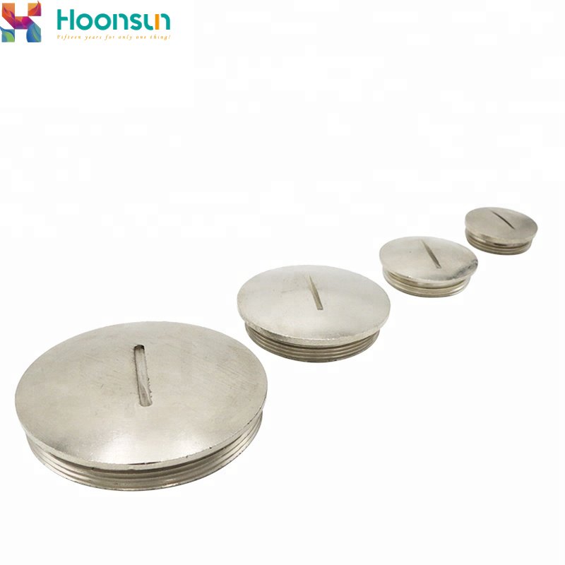 Metric PG Thread Nickel Plated Brass Metal Blind Plug