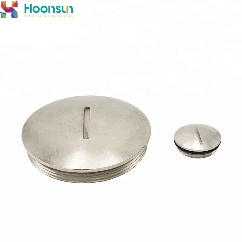 Metric PG Thread Nickel Plated Brass Metal Blind Plug