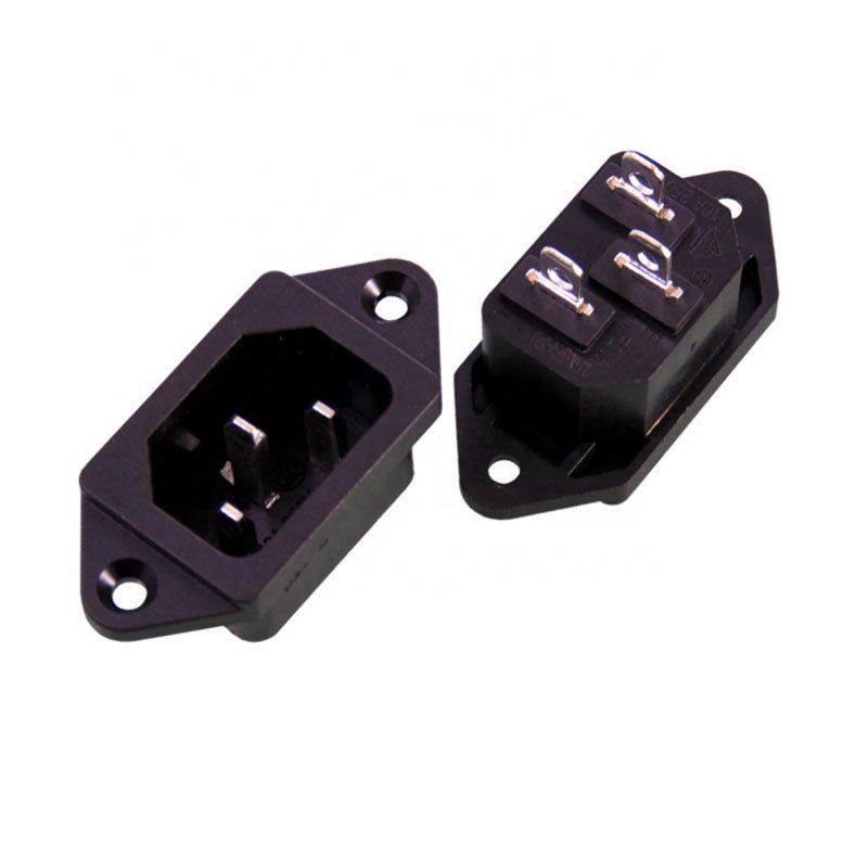 250v 15a ac c14 inlet power socket connector plug industrial socket plug iec320