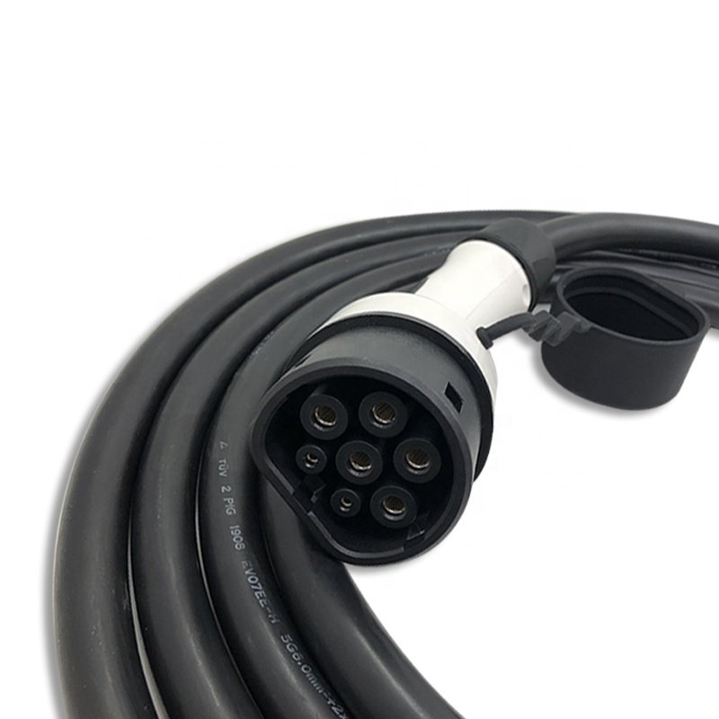 Good quality ev charging cable type 2 to type 2 plug 22kw Charging cable hot selling TUV certification