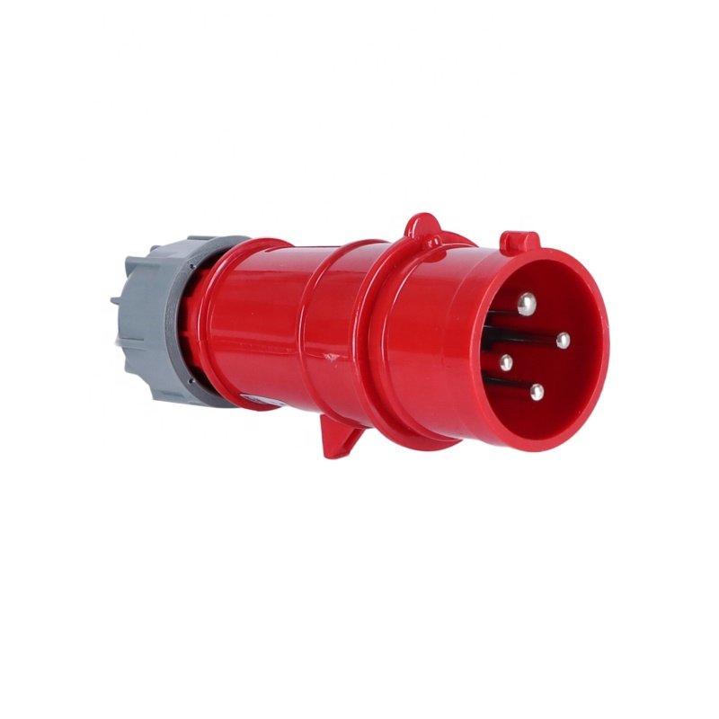 IP44 Weatherproof Electrical 380V Industrial Plug 16A 4 Pin