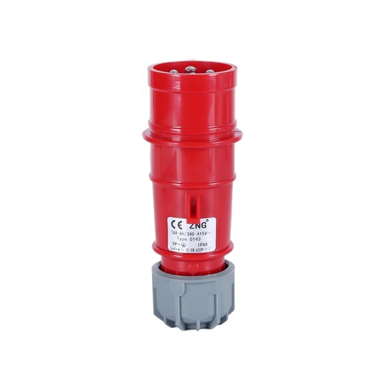 IP44 Weatherproof Electrical 380V Industrial Plug 16A 4 Pin