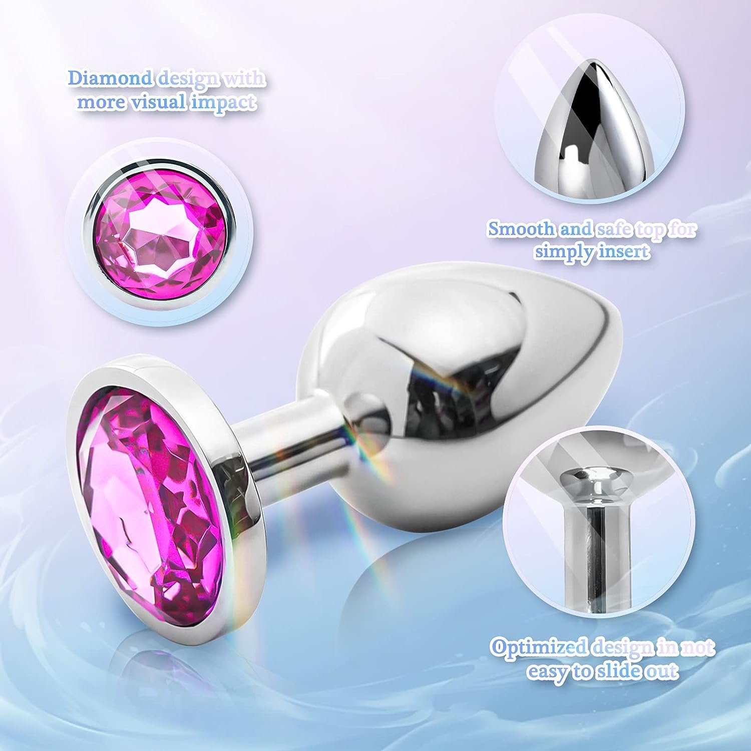 Anal Plug Adult Sex Toy Anal Toys Games Butt Plug Personal Anal Plug for Adult Women Men and Couples
