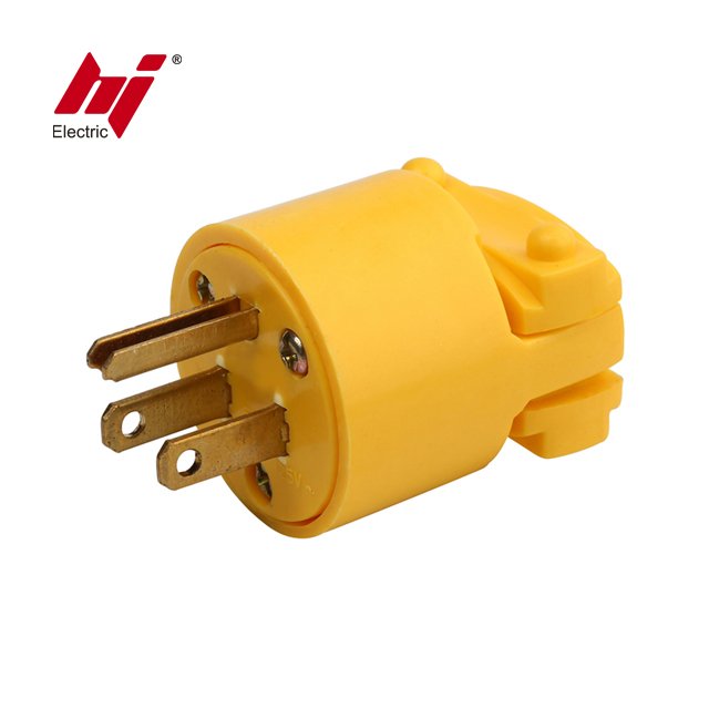 2020 New Rewireable Plug American NEMA 15A Plug Generator Straight Blade Plug