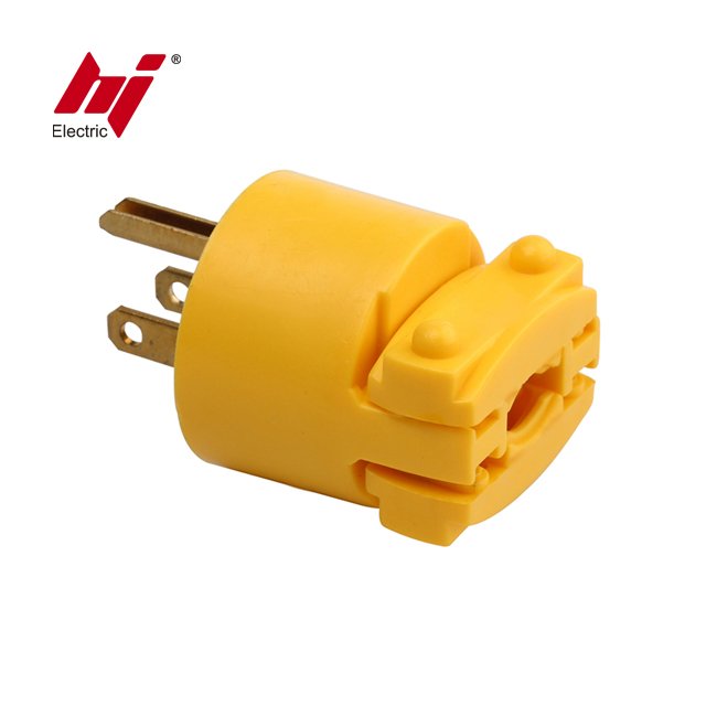 2020 New Rewireable Plug American NEMA 15A Plug Generator Straight Blade Plug