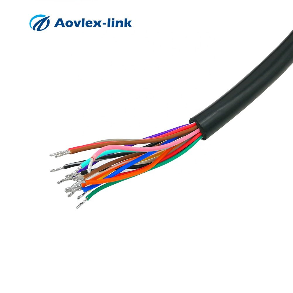 16 Pin J1962 OBD2 OBD-II Male Connector to Open Plug Wire OBD Diagnostic Extension pigtail Cable