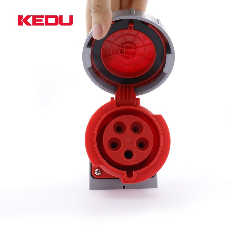 KEDU IP67 16A 32A 380-415v 3P + N + Earth 5 pin Industrial Plug & Socket