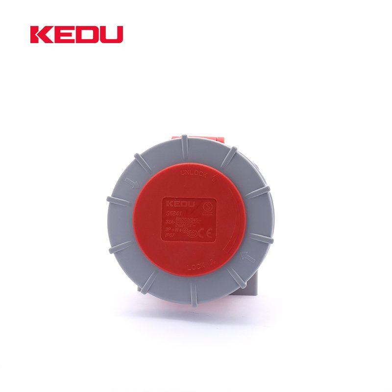 KEDU IP67 16A 32A 380-415v 3P + N + Earth 5 pin Industrial Plug & Socket