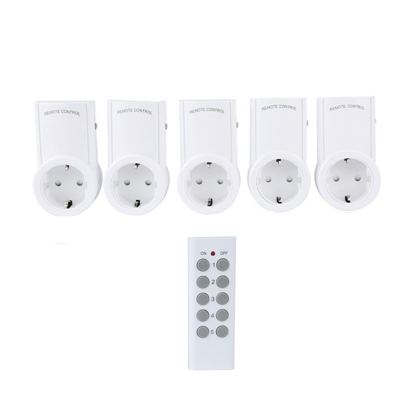 RF Wireless Smart Home Remote Control Wall Smart Plug Socket