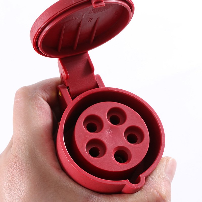 CEE European Industrial electric plug socket schuko extension cord 220V 3PIN industry plug CEE PLUG16A32A250V80Vextension