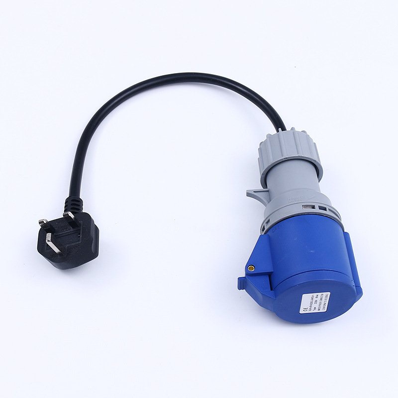 CEE European Industrial electric plug socket schuko extension cord 220V 3PIN industry plug CEE PLUG16A32A250V80Vextension