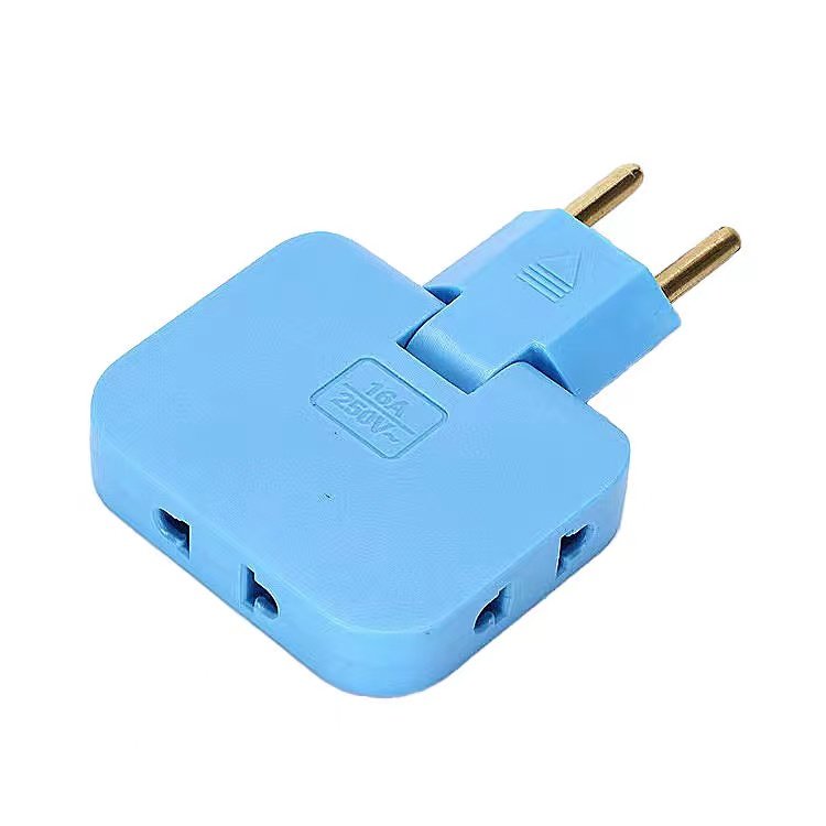 Manufacturers direct sales of multifunctional one to three euro - standard conversion rotatory plug