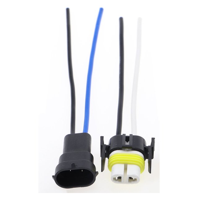 H8 H11 Headlight Fog Light Connector Socket Plug Male Female With Cable Ceramics For Car Bulb Adapter Wiring Harness Accessories