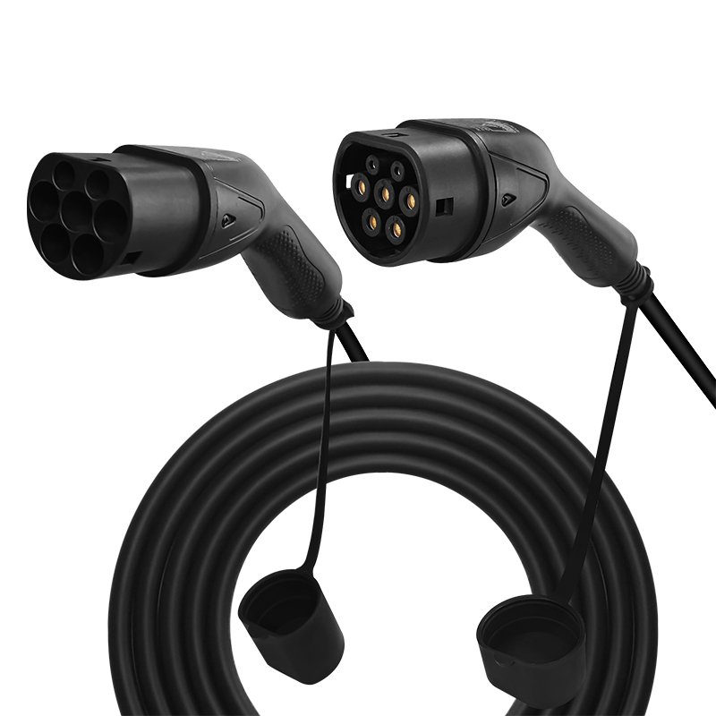 OEM /ODM Customized 16A 32A 11kw 22kw Three Phase Type2 Plug AC EV Charging Cable Type 2 EV Connector