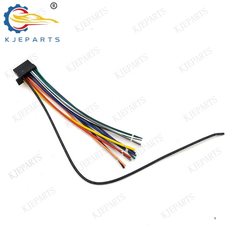 Custom Automobile Car Stereo Radio Replacement Wire Harness Plug for Sony 16 Pin Connector Audio Cable