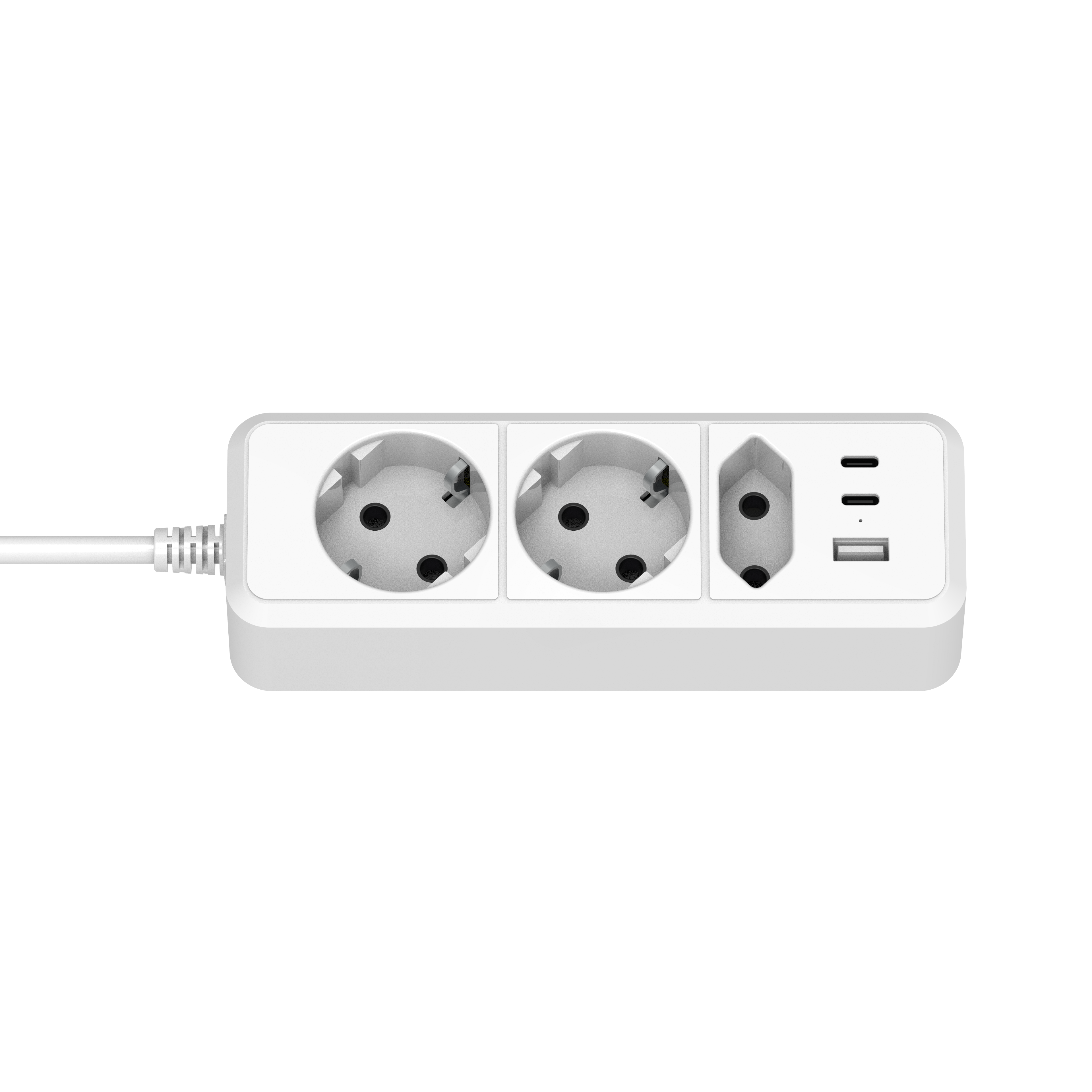 usb-c flat wall plug charger europlug extension cord eu 230V 50hz power plugs and sockets outlets of type F use for Serbia