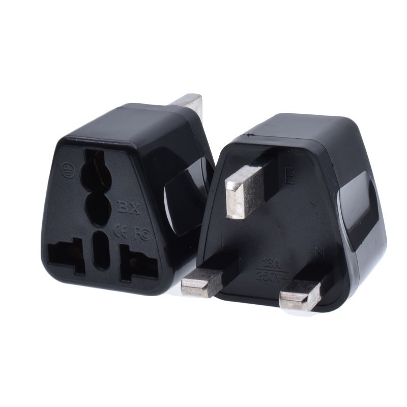 Universal to UK plug adapter Type-G 3 Pins 13A Multi Converter For travel United Kingdom,Malaysia,Singapore,Dubai,Saudi Arabia