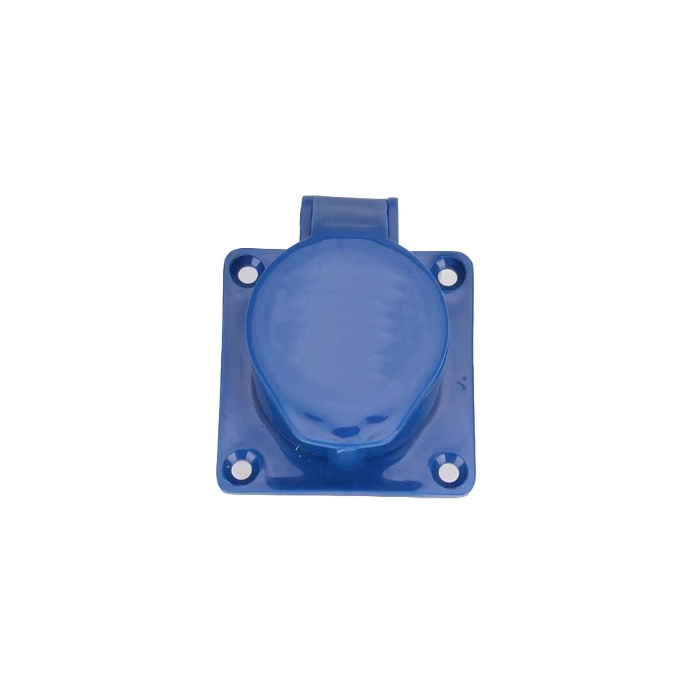 Industrial 220V 32A Hidden Socket with 5 AC Outlets 2P+E IP44 Interconnection Devices 16A Rated Current Plug Socket Connector