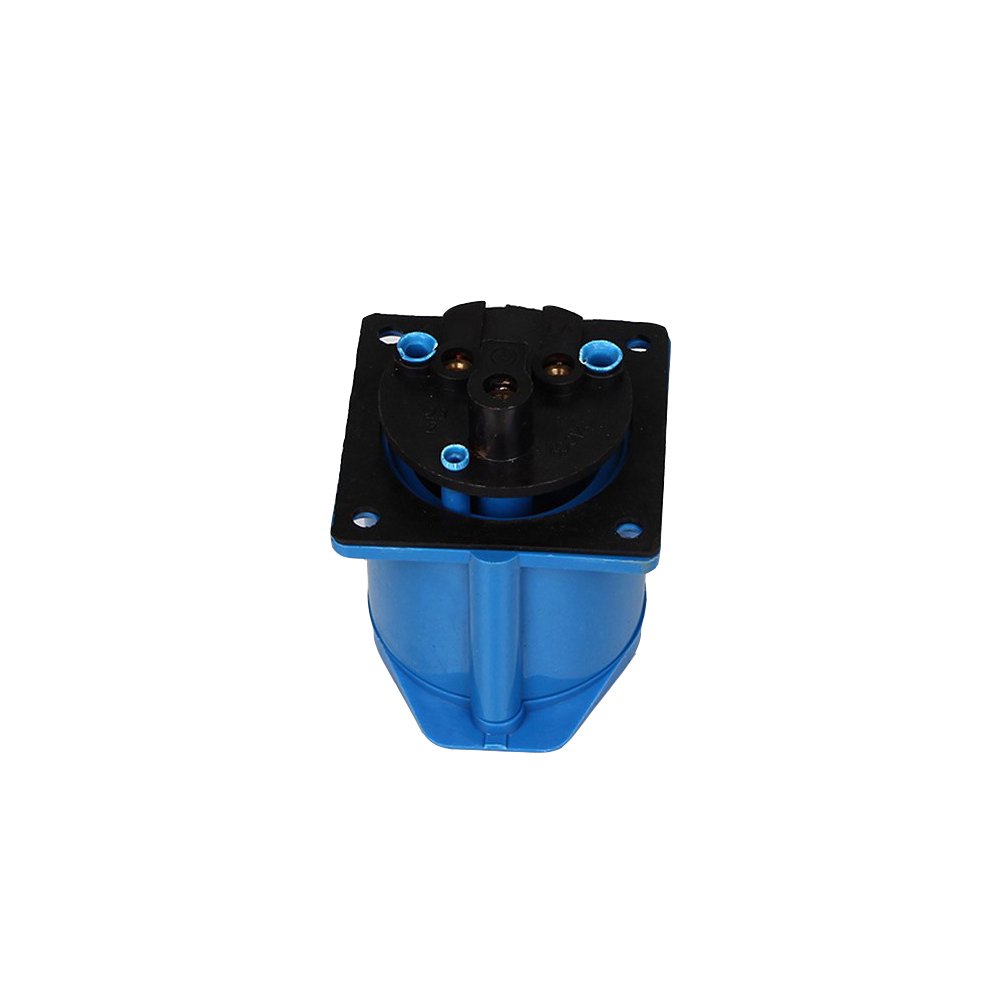 Industrial 220V 32A Hidden Socket with 5 AC Outlets 2P+E IP44 Interconnection Devices 16A Rated Current Plug Socket Connector