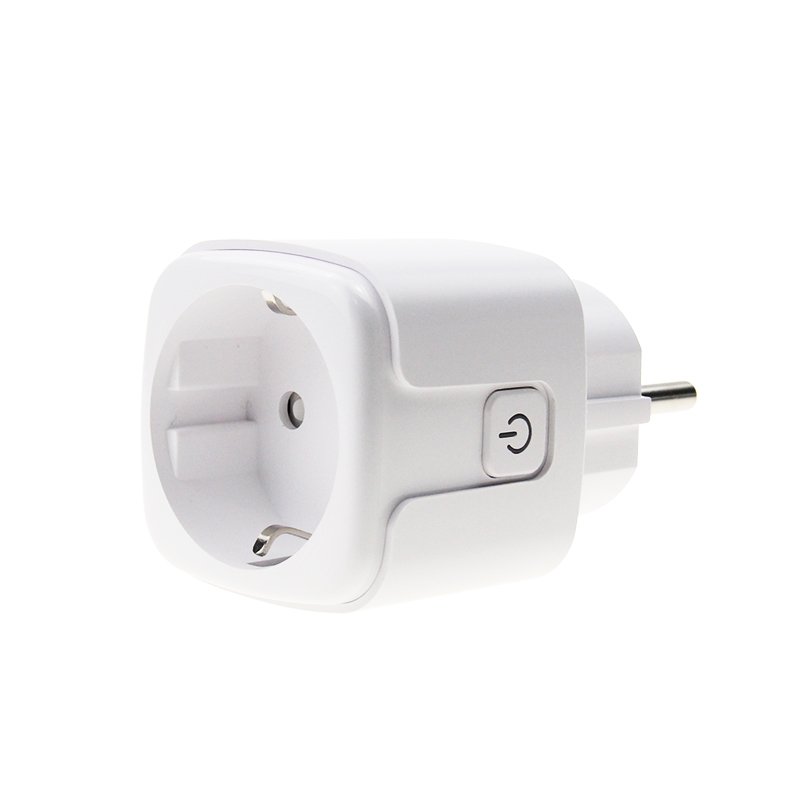 EU Standard Tuya Wi-Fi Mini Smart Tasmota Plug Outlet Socket 16A ESP8266 Works With Amz Alexa Google Home Assistant via MQTT