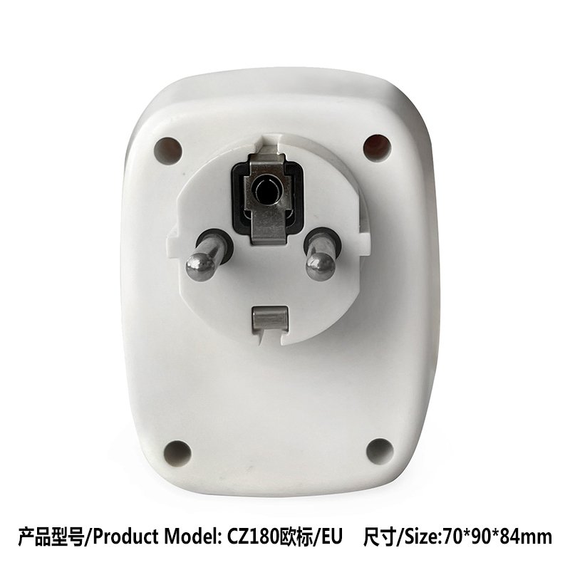 Timing High-Power Transformer Plug Socket Case Injection Molding EU Standard Home Appliance Charging Head Plastic Enclosure