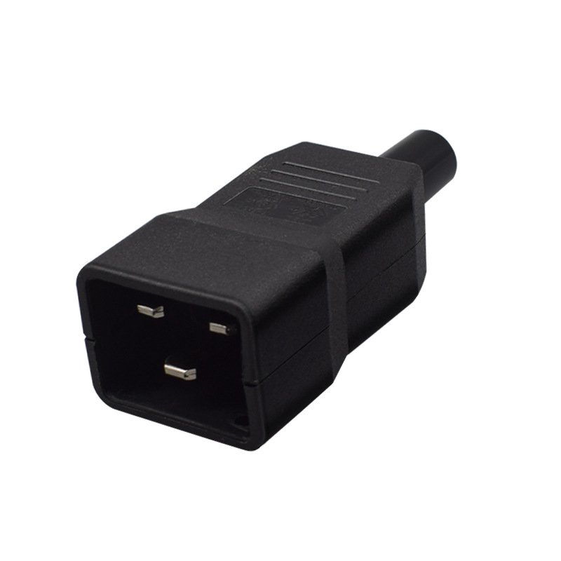 Removable 16A Male Self-wiring Plug IEC320 C20/C19 Plug/Socket