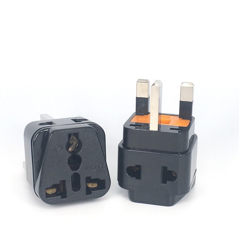 Universal to UK plug adapter 2 Way England 3 Pin 250v Adapter Plug 13A250V built-in fuse 13A multifunction extension plug