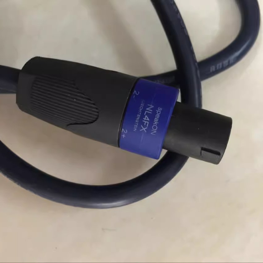 4 Pole Male Professional NL4FC NL4FX NLT4X NL2FC SpeakOn Speaker Cable Plug Adapter cable 1M-10M
