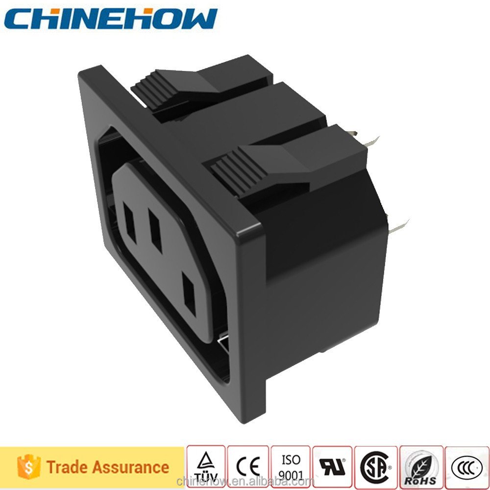 Power Extension Socket Electrical Plug DC/AC C13 Commercial Self Grounding