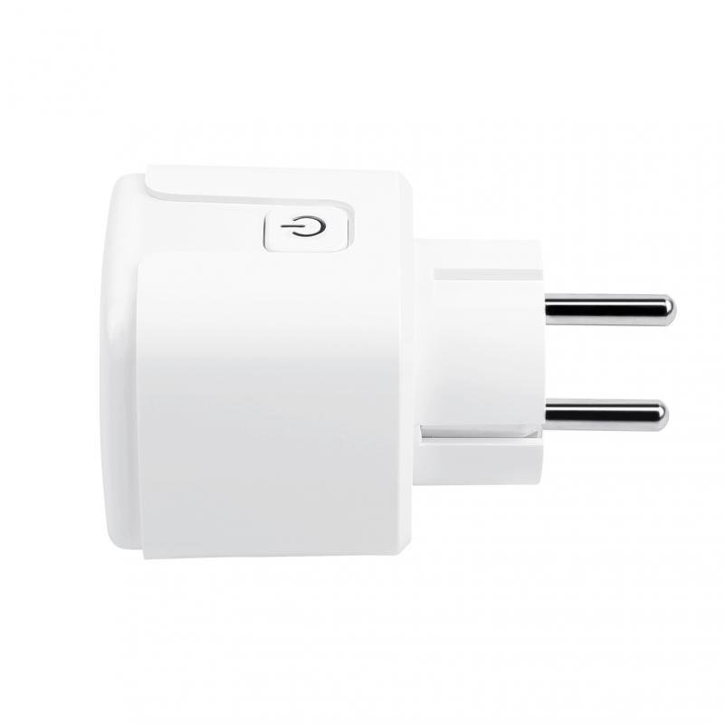 Tuya WiFi EU Smart Plug 16A 220V Adapter Wireless Remote Voice Control With Power Monitor Timer Socket