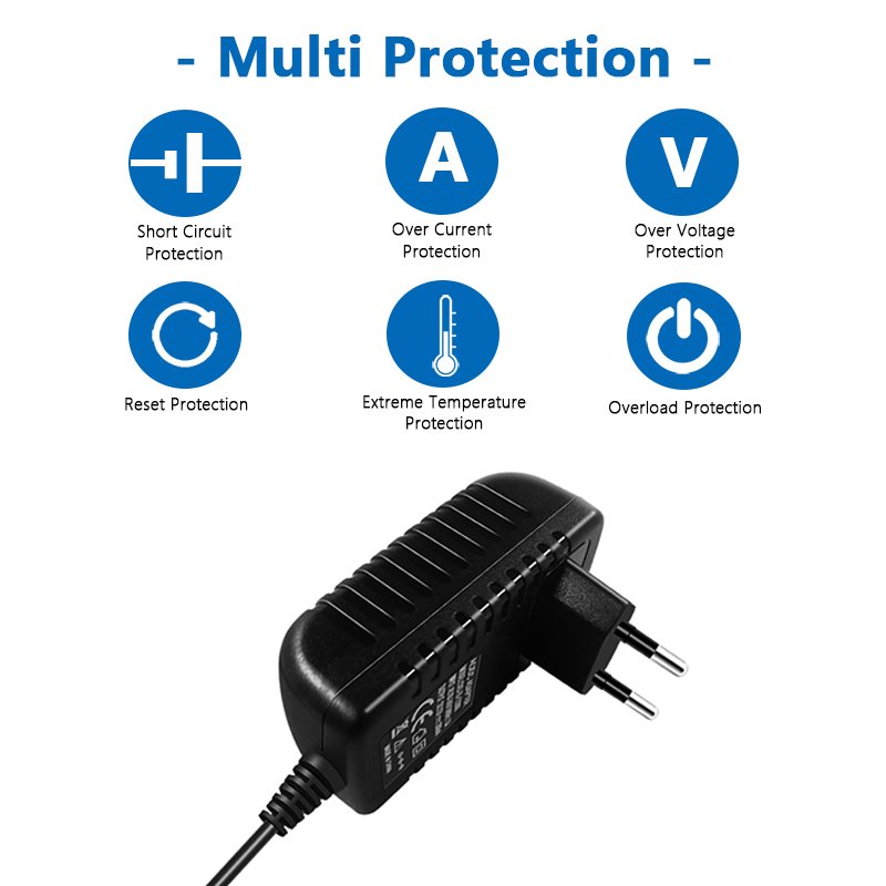 5v 9v 12v 15v 19v 24v 0.5a 1a 1.5a 2a 2.5a 3a 3.5a Power Supply Eu plug 12v 2a Power Adapter