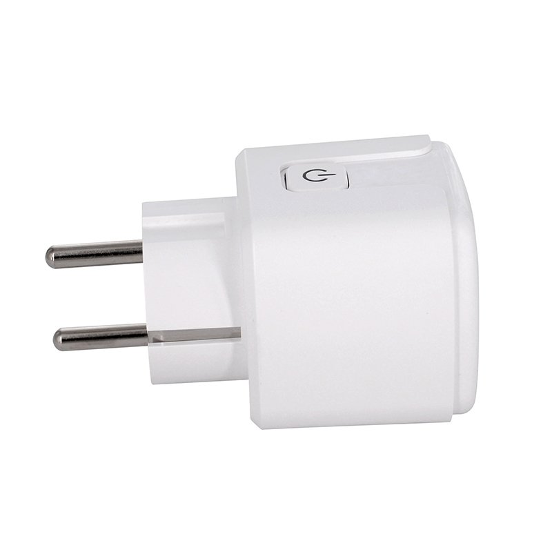 EU Standard Tuya Wifi Smart Electrical Plug With Socket Customized Logo Brand Wall Socket work with Kinetic Switch or TUYA APP