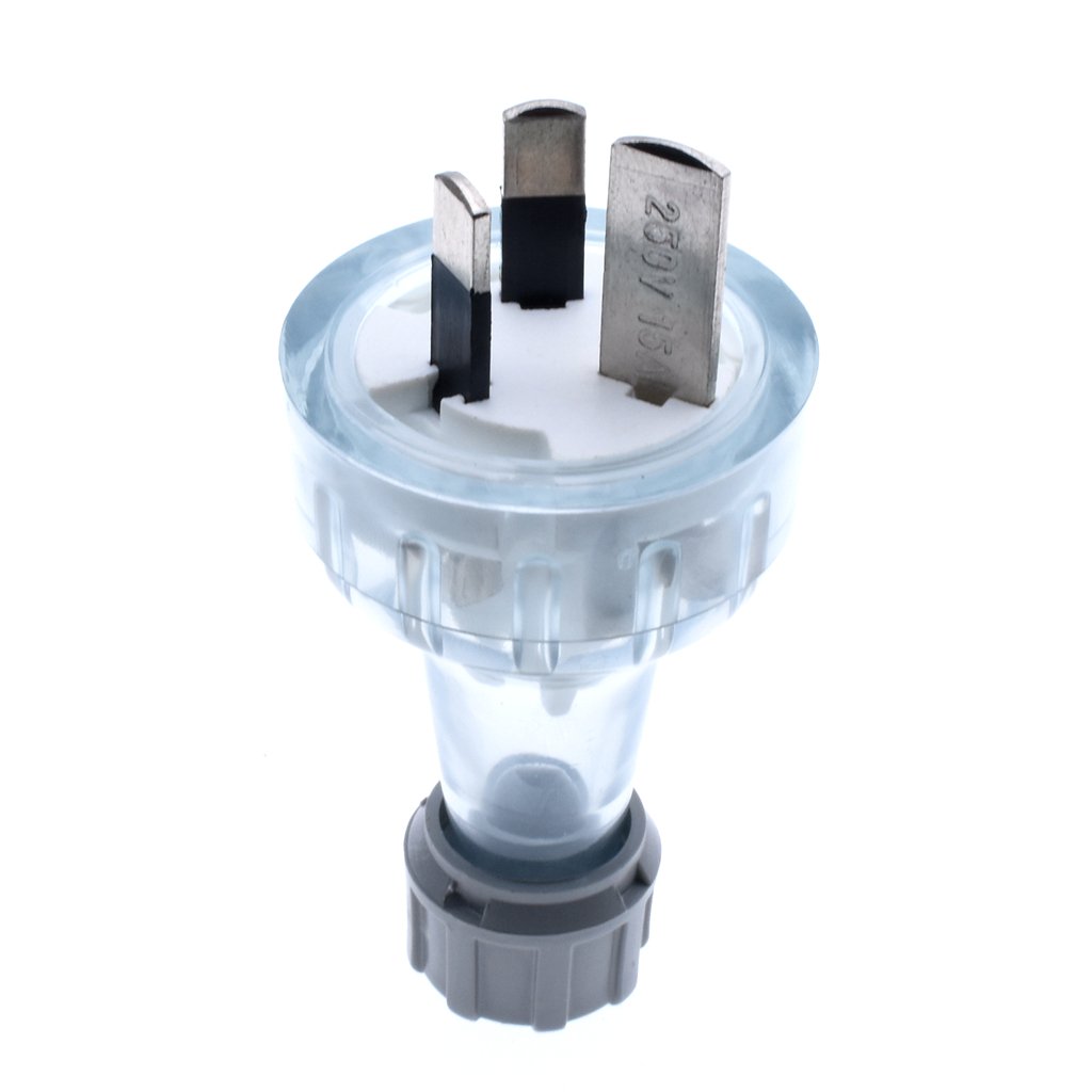 AU NZ Plug Assembled Rewireable Female Male Plug Socket 3 Prong Electrical AC Extension Cord Grounded Rewire Socket SAA