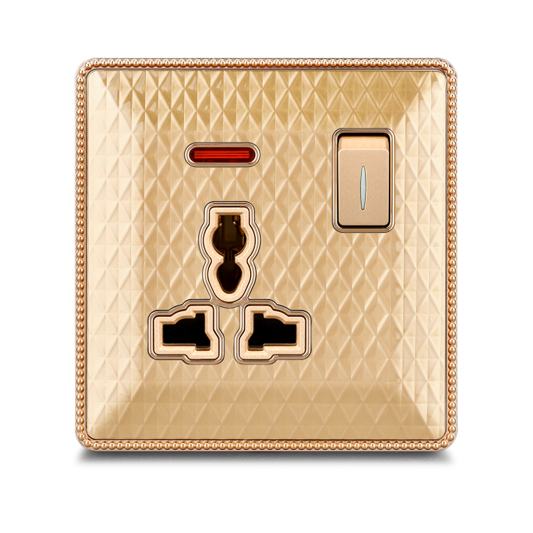 High Quality Low Price Us Smart Wall Socket and Switches Economics Wall Plug & Sockets Electrical OEM 16A Noble Electric 250V