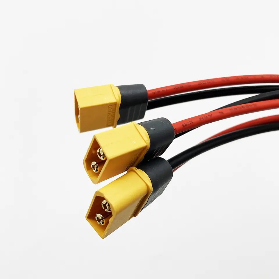 Custom XT60 male plug with wire Battery Charger Connector Wiring Harness Assembly