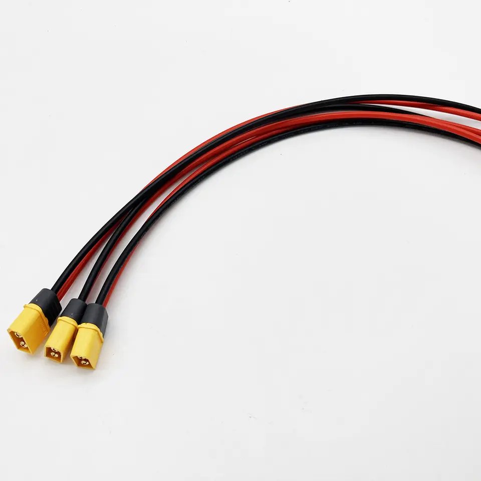 Custom XT60 male plug with wire Battery Charger Connector Wiring Harness Assembly