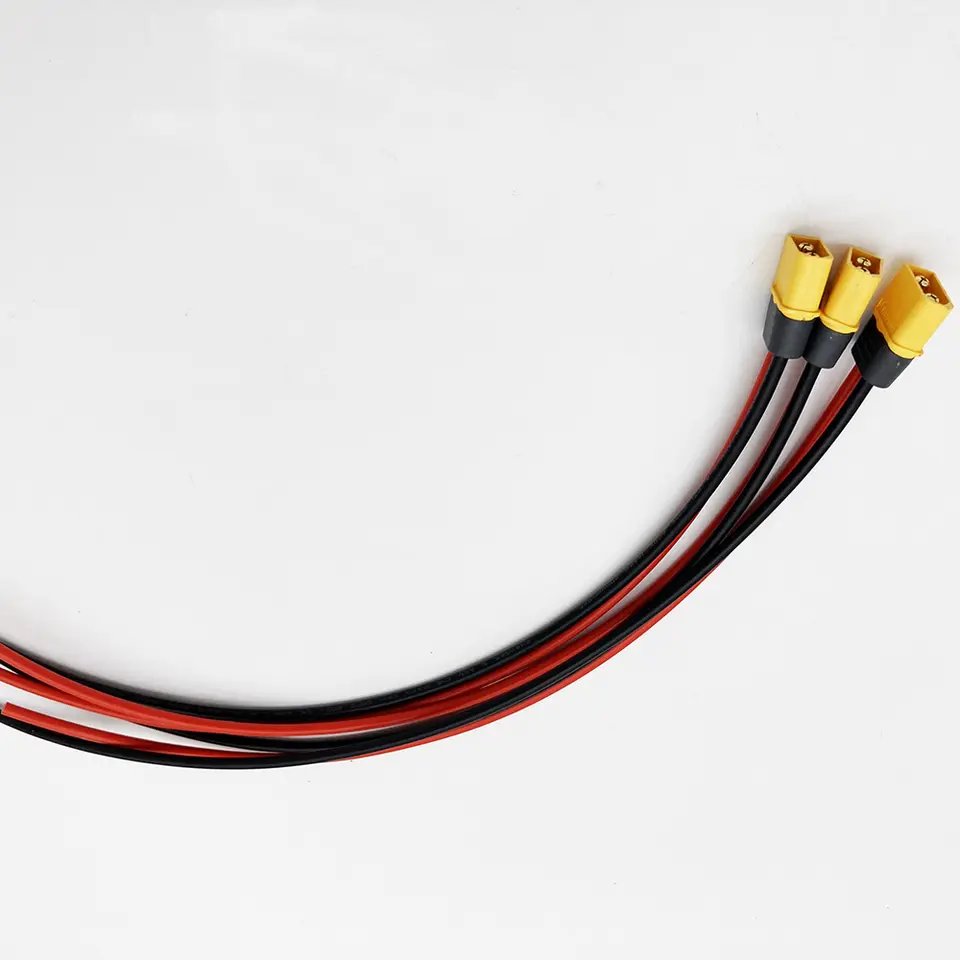 Custom XT60 male plug with wire Battery Charger Connector Wiring Harness Assembly