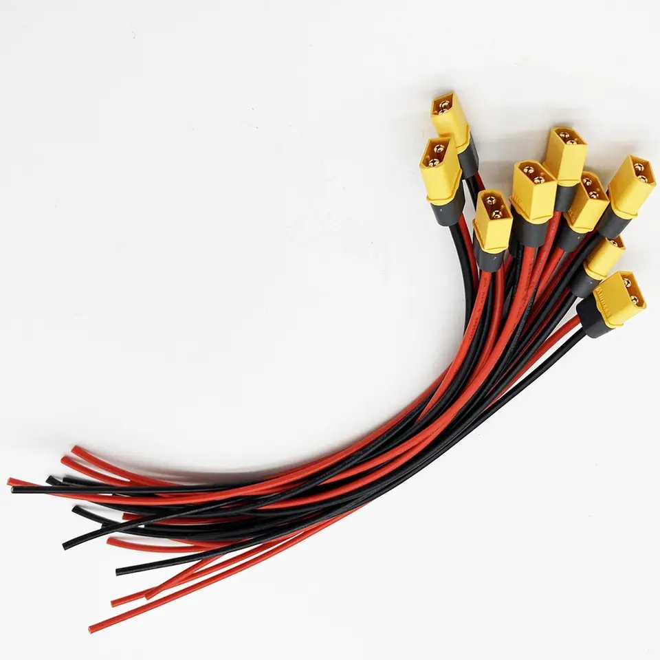 Custom XT60 male plug with wire Battery Charger Connector Wiring Harness Assembly