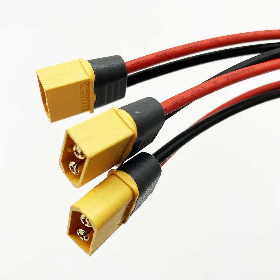 Custom XT60 male plug with wire Battery Charger Connector Wiring Harness Assembly