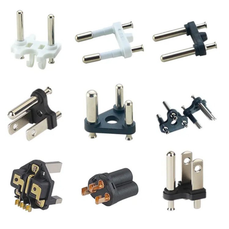 Hot sale Household Power Plug inserts with hollow Turkey type VDE Plug Insert with Hollow Pin and Solid Pin