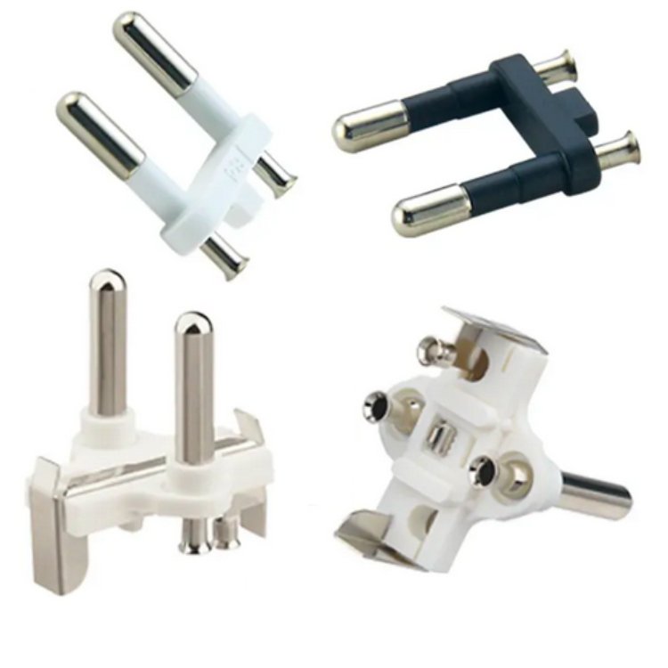 Hot sale Household Power Plug inserts with hollow Turkey type VDE Plug Insert with Hollow Pin and Solid Pin