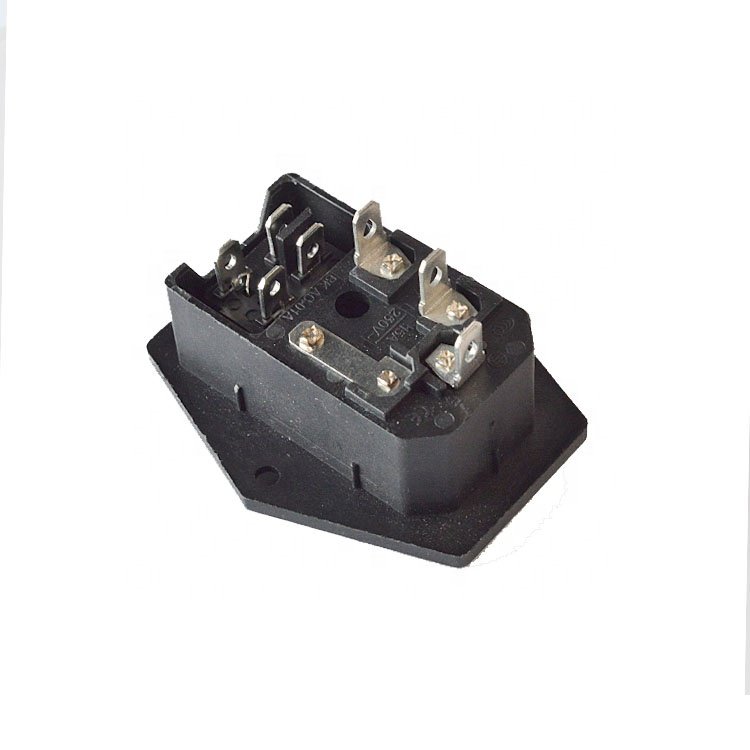 C13 C14 AC rocker switches Large current Ac Inlet Switch AC power socket