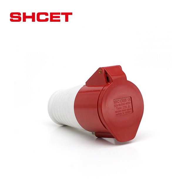 High quality industrial dc connector IP44 5poles 16A 32A Standard Industrial plug and socket from SHCET