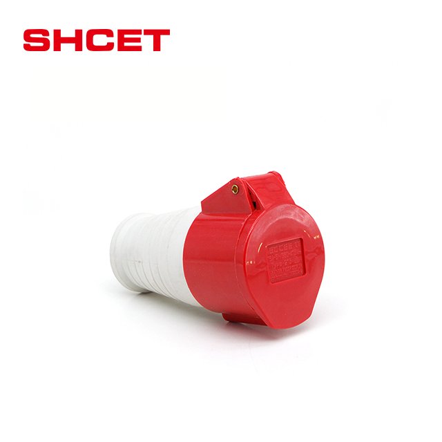 High quality industrial dc connector IP44 5poles 16A 32A Standard Industrial plug and socket from SHCET