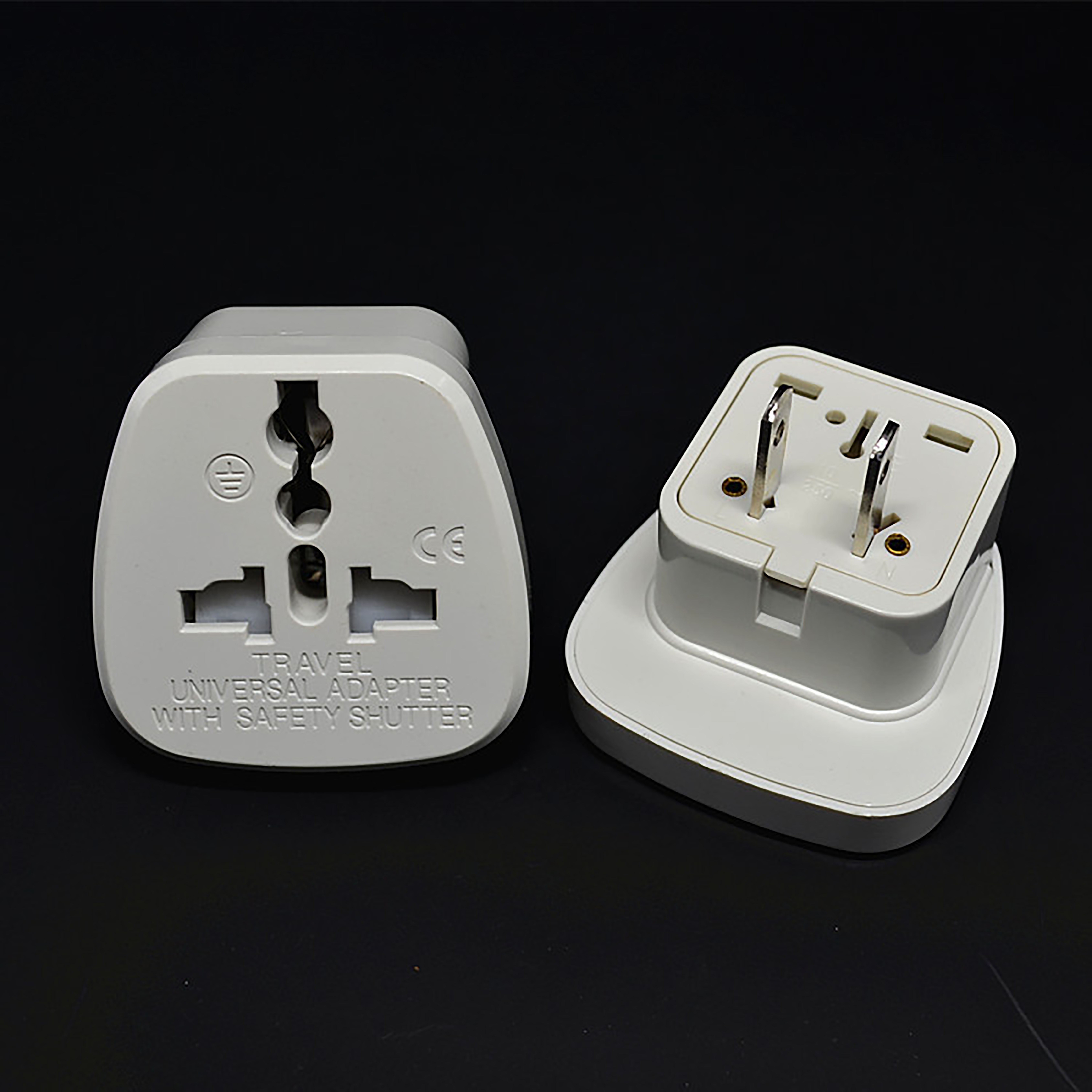 EU 2 Pin Plug Converter Travel Adapter Universal Converters Travel Adaptor Wall AC Power Plug Adapter for EU