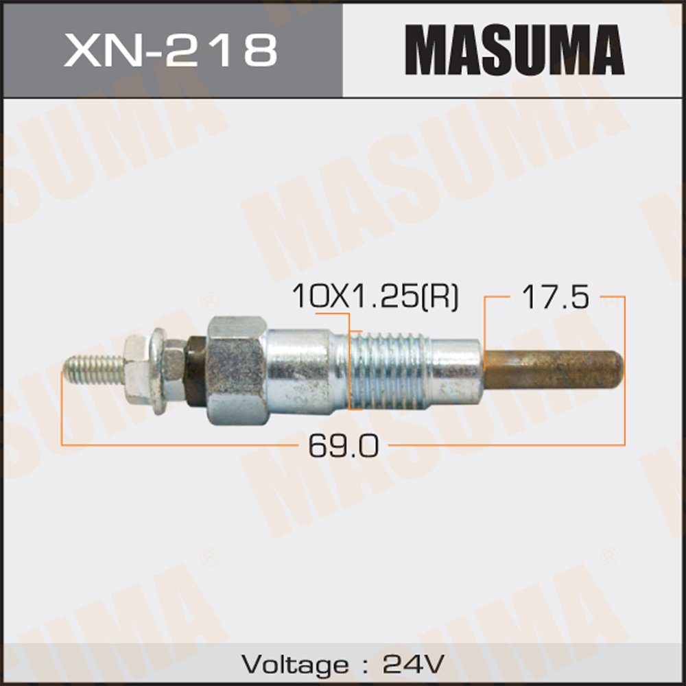 XN-218 MASUMA Auto Body Systems control glow plug D14Z5 1400cc 11065-C8600 for NISSAN ATLAS