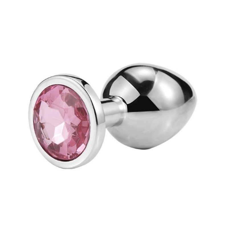 Stainless Steel Diamond Silver Jewelry Vagina Small Size Sex Toys Butt Anal Plug