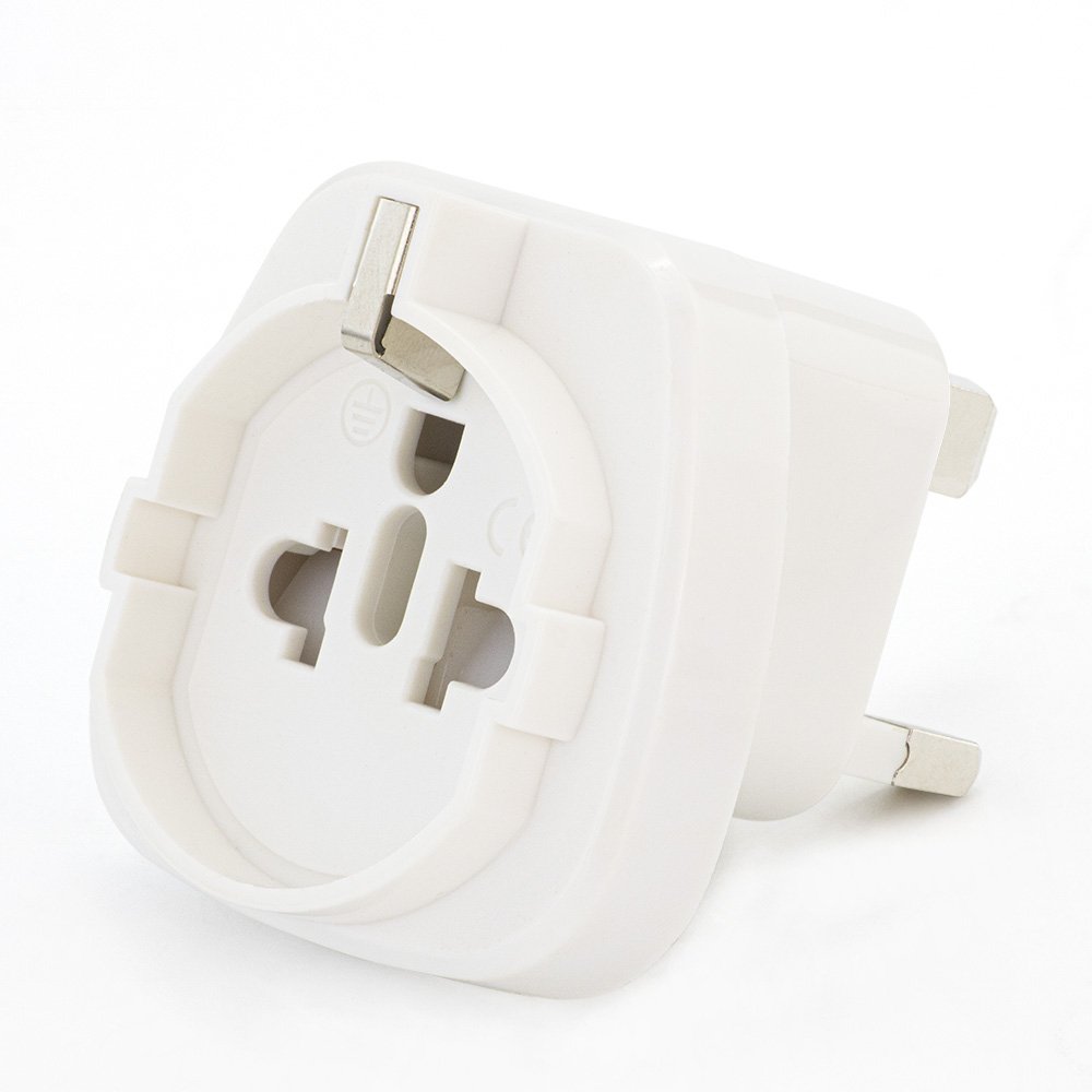 EU to type G plug converter UK Singapore Malaysia travel Plug adapter universal EU to UK 3 square pin grounded travel adaptor
